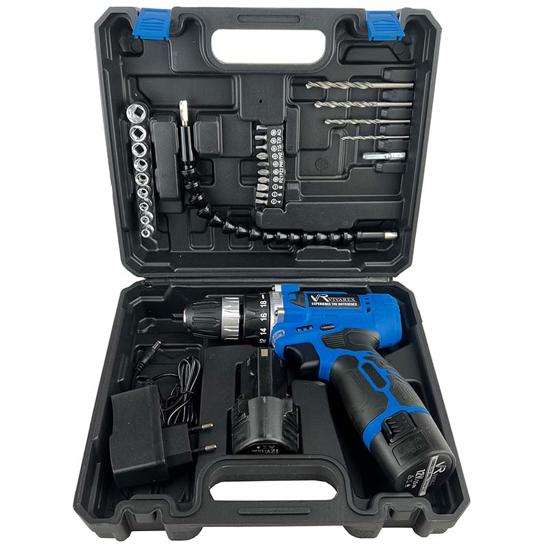 دریل شارژِی دوباطری12ولت ویوارکس